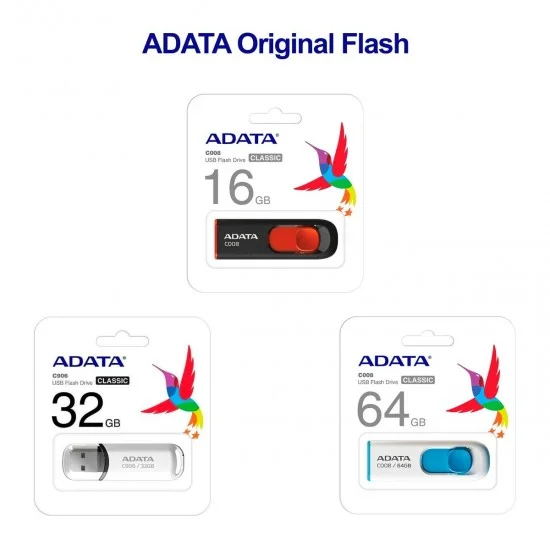 فلاشة ADATA 16-32-64-128 فلاشة ADATA 16-32-64-128